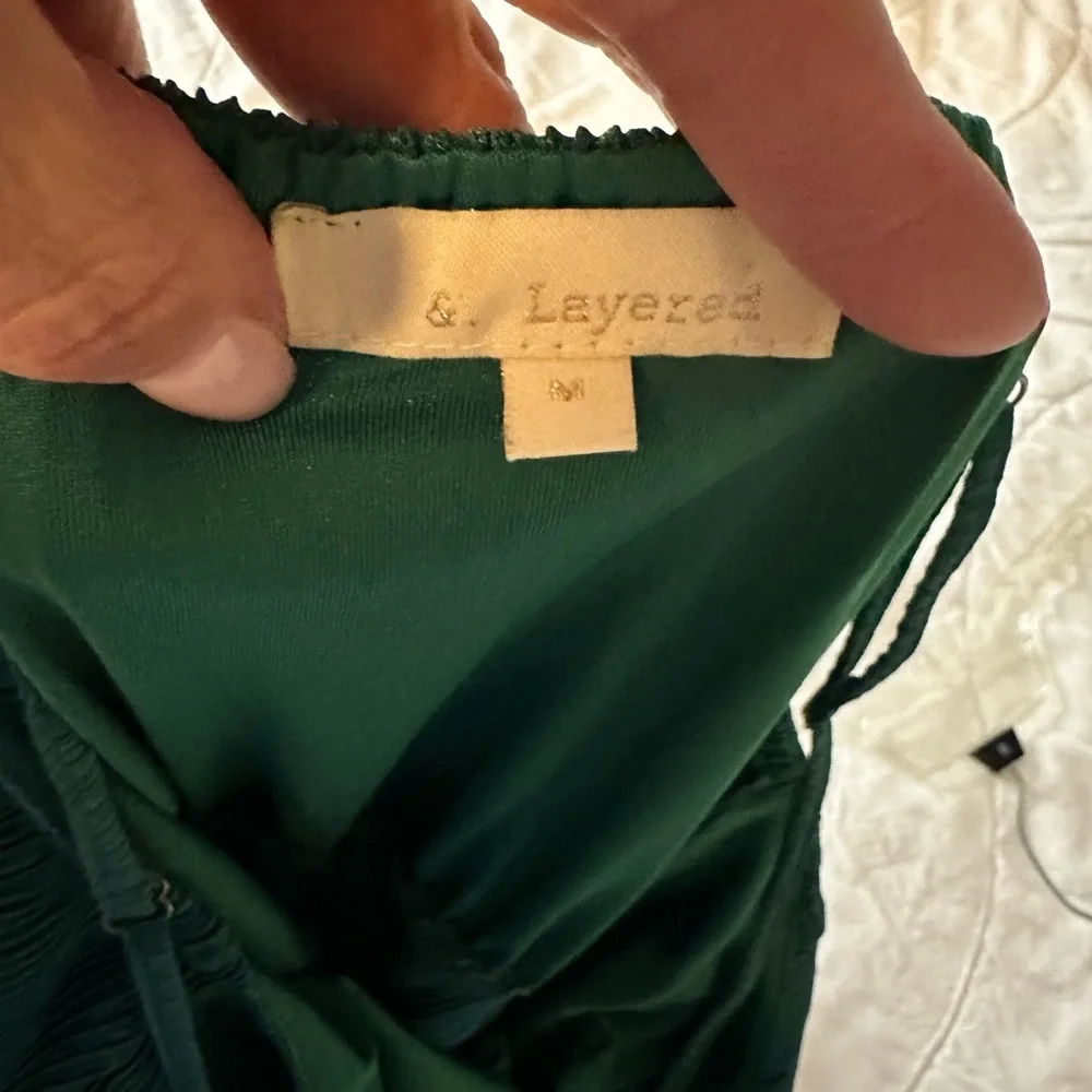 Elegant Green Jumpsuit - Picture 6 of 7